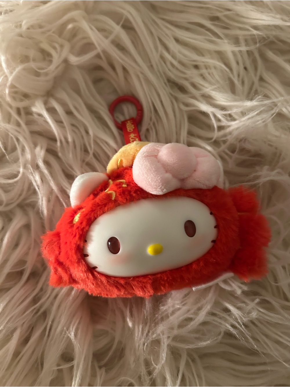 Sanrio Hello Kitty ‘Lucky Koi - Blessings’ Plush Clip Keychain